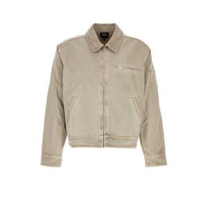 A.P.C. Men Grey Denim Alexis Jacket